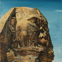 Walking in Egypt  
Öl auf Leinwand  
80 x 80 cm