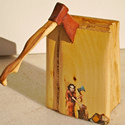 Buchlektüre in Holz II.